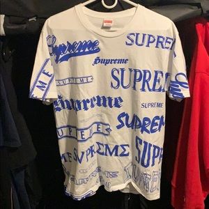 Supreme multi logo tee
